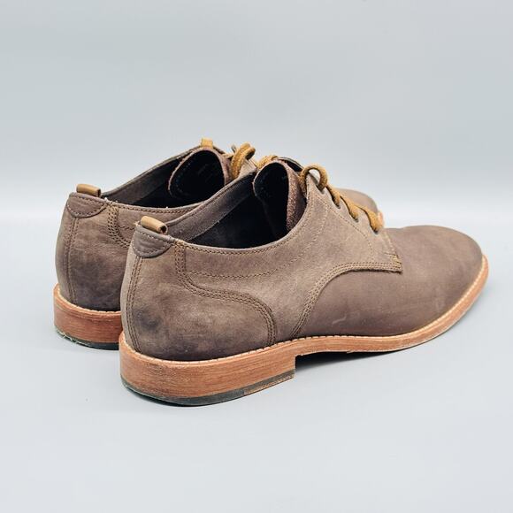 Cole Haan Shoes Mens 7.5 Brown Nubuck Leather Feathercraft Blucher Oxford Dress main image 9
